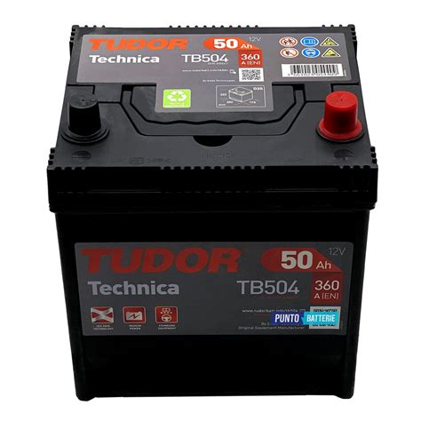 batteria tudor 50ah prezzo|Batteria Tudor Tb504 Technica 12v 50ah Dx Spunto 360 .